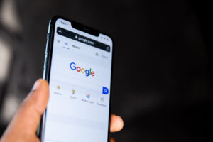 google 3-pack listing on a mobile screen